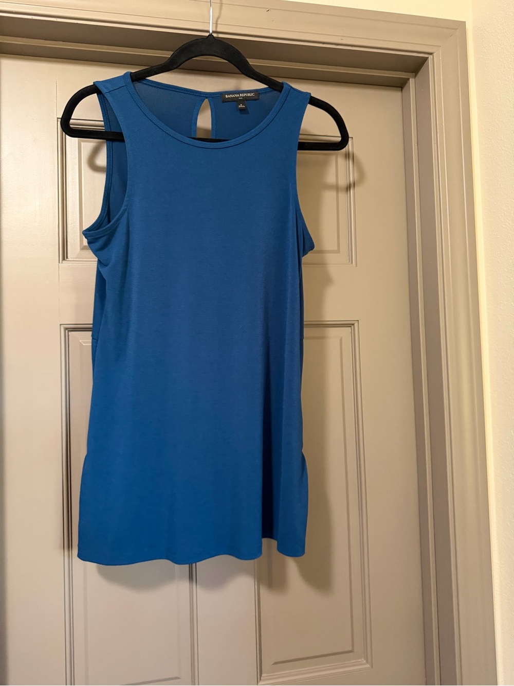 Banana Republic Royal Blue Sleeveless Tank Top size small